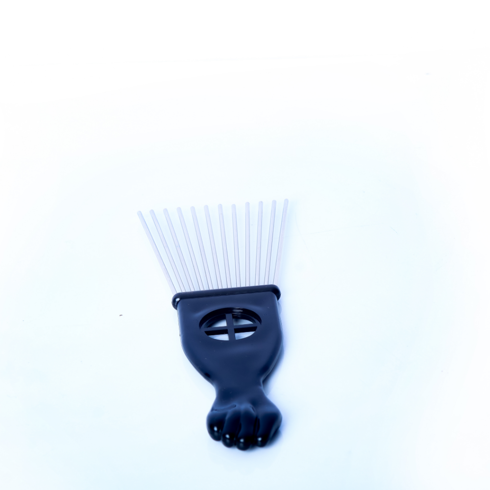 Afro metallic comb - C819