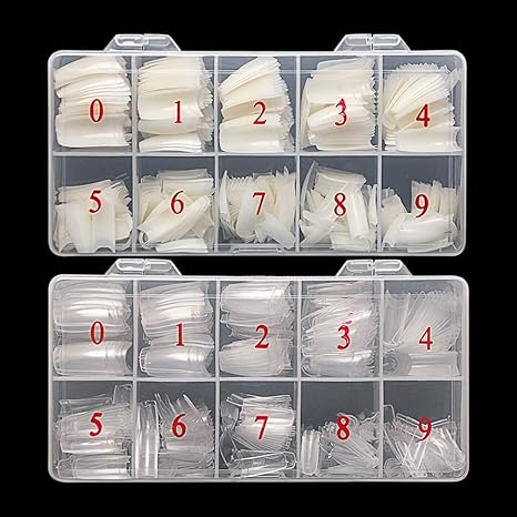 Natural Box nail tips