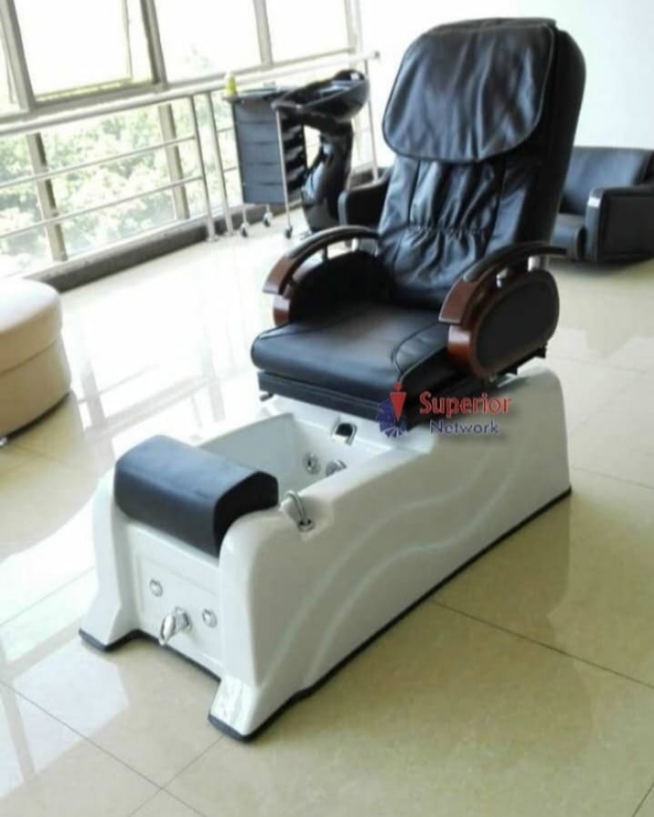 Colored wooden SPA chair for salon or spa use.