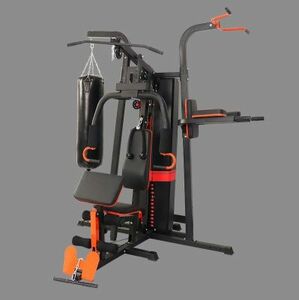 Three Station Multigym with adjustable settings and multi-workout options