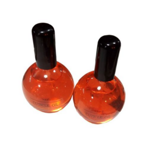 Vanilla-scented cuticle oil in a 75ml bottle, designed to nourish and hydrate cuticles, promote healthy nails, and protect manicures. Available in clear or red-wine color.