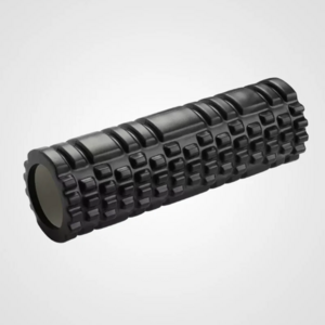 30cm high-density foam roller with textured surface for muscle recovery and stretching