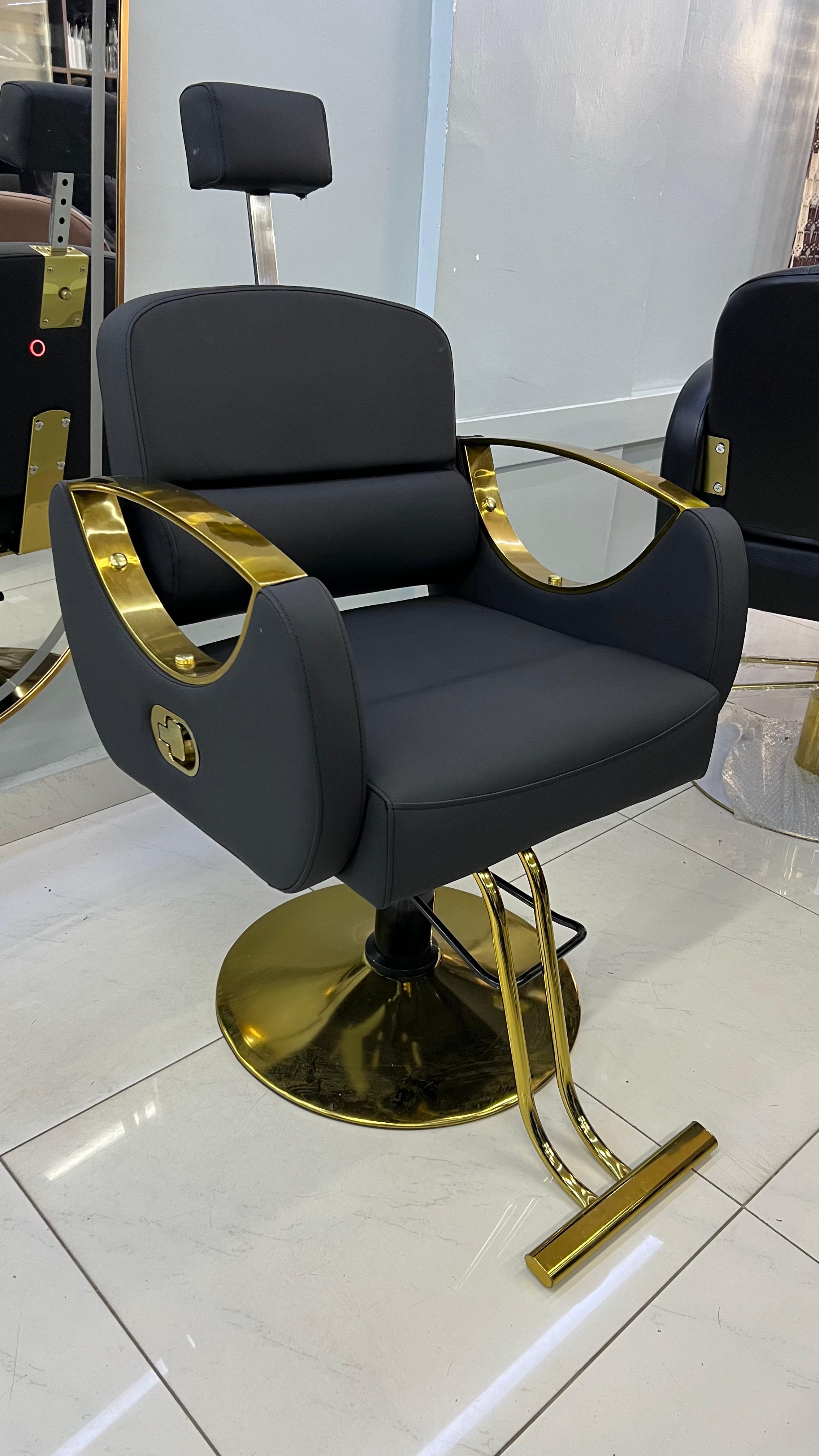 Styling Chair 935B - Reclining, Gold