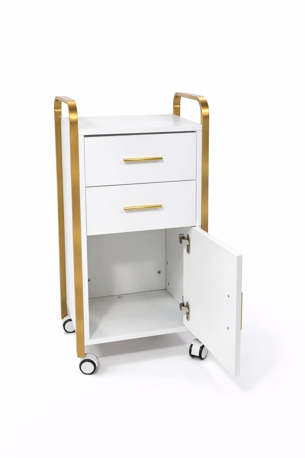 Metal Frame Wooden Trolley