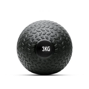 3kg textured rubber slam ball designed for core training and explosive movements