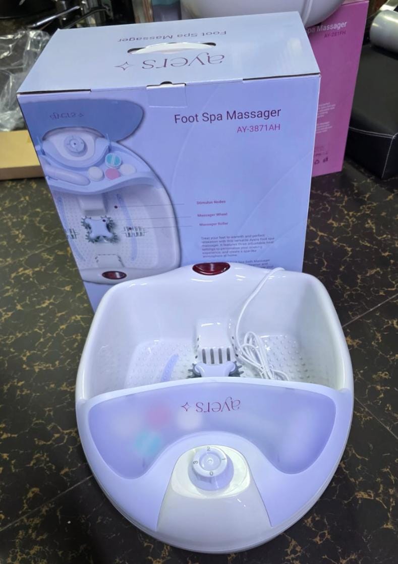 Ayers Foot Massager AY-3871AH – Electric Foot Massage & Relaxation Machine for Home, Salon & Spa.