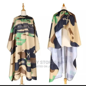 BARBER GOWN BLACK BARBER SHOP CUT/CUTTING HAIRDRESSING HAIRDRESSERS SALON CAPE