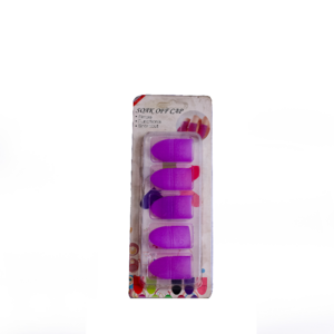 5-piece silicone nail soakers for easy and mess-free gel polish removal.