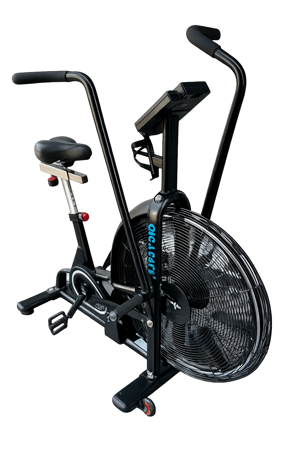 Air Bike Exercise Bike with Fan Resistance for Full Body Cardio Workout