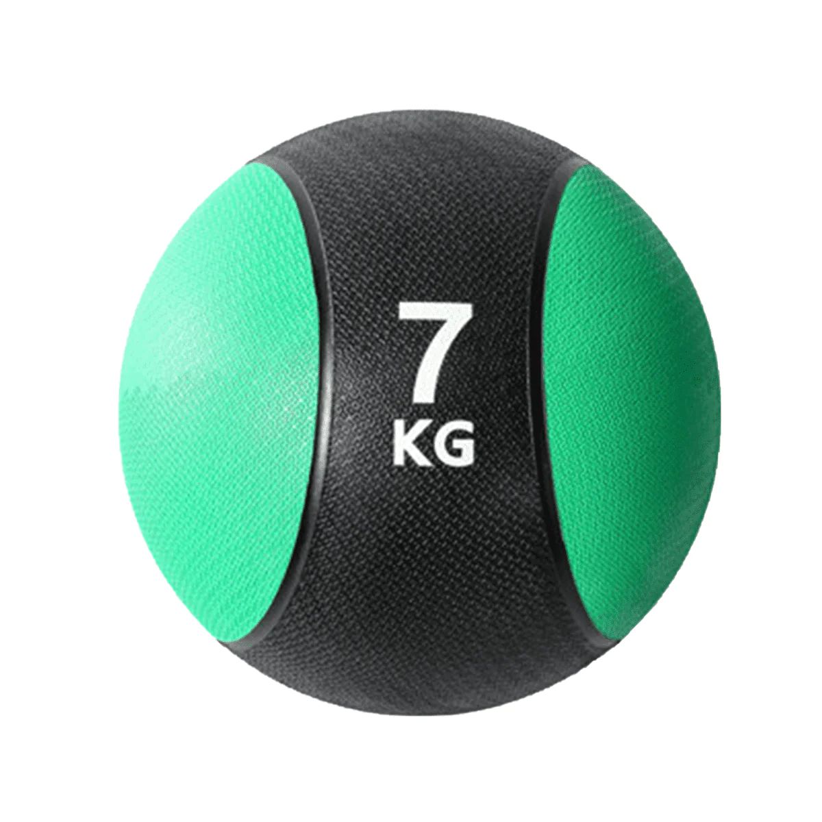 7kg rubber medicine ball with textured grip for strength training