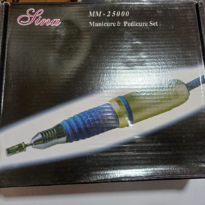 Compact and versatile nail drill machine with adjustable speed, perfect for shaping, polishing, and acrylic nail care.