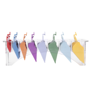 8 Professional Hair Clipper Guards Cutting Guides Fits for Most Wahl Clippers with Organizer, Color Coded Clipper Combs Replacement 