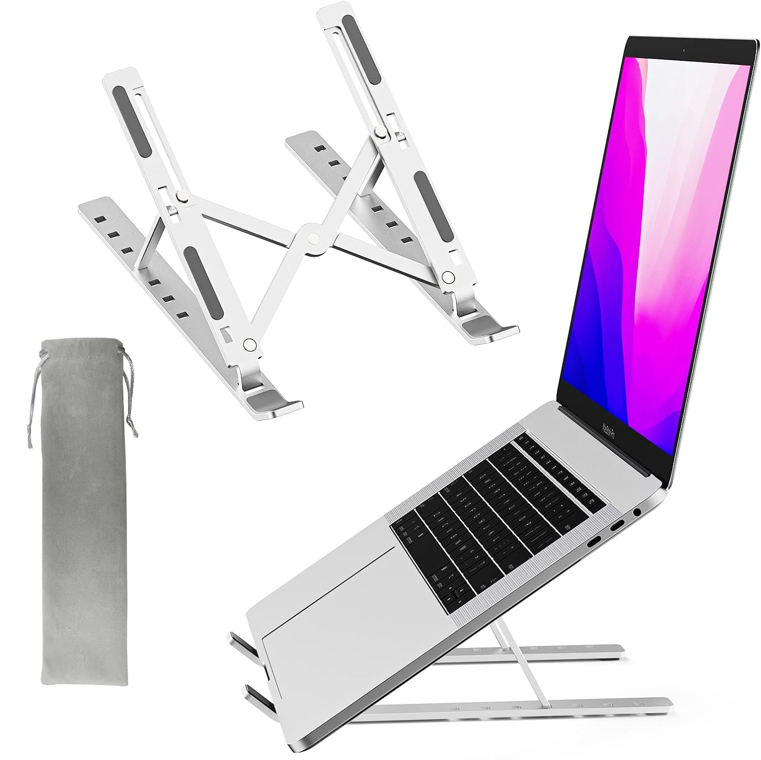 Laptop stand Silver