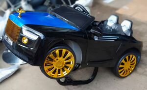 Rolls Royce Blue & Black  Bentley Kids Styling Chair Car