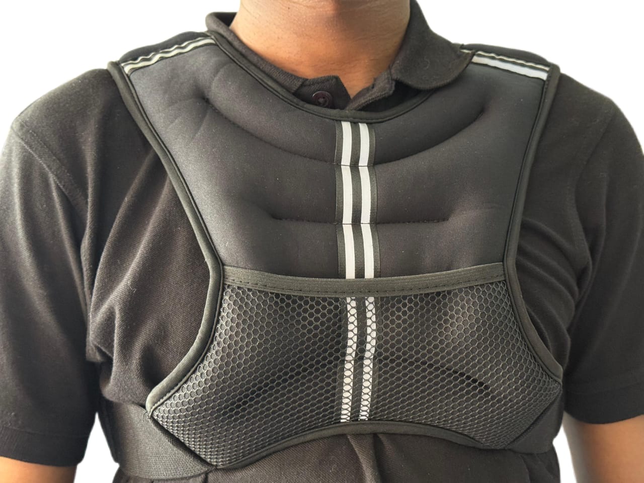 5kg cross-design weight vest for endurance and strength training