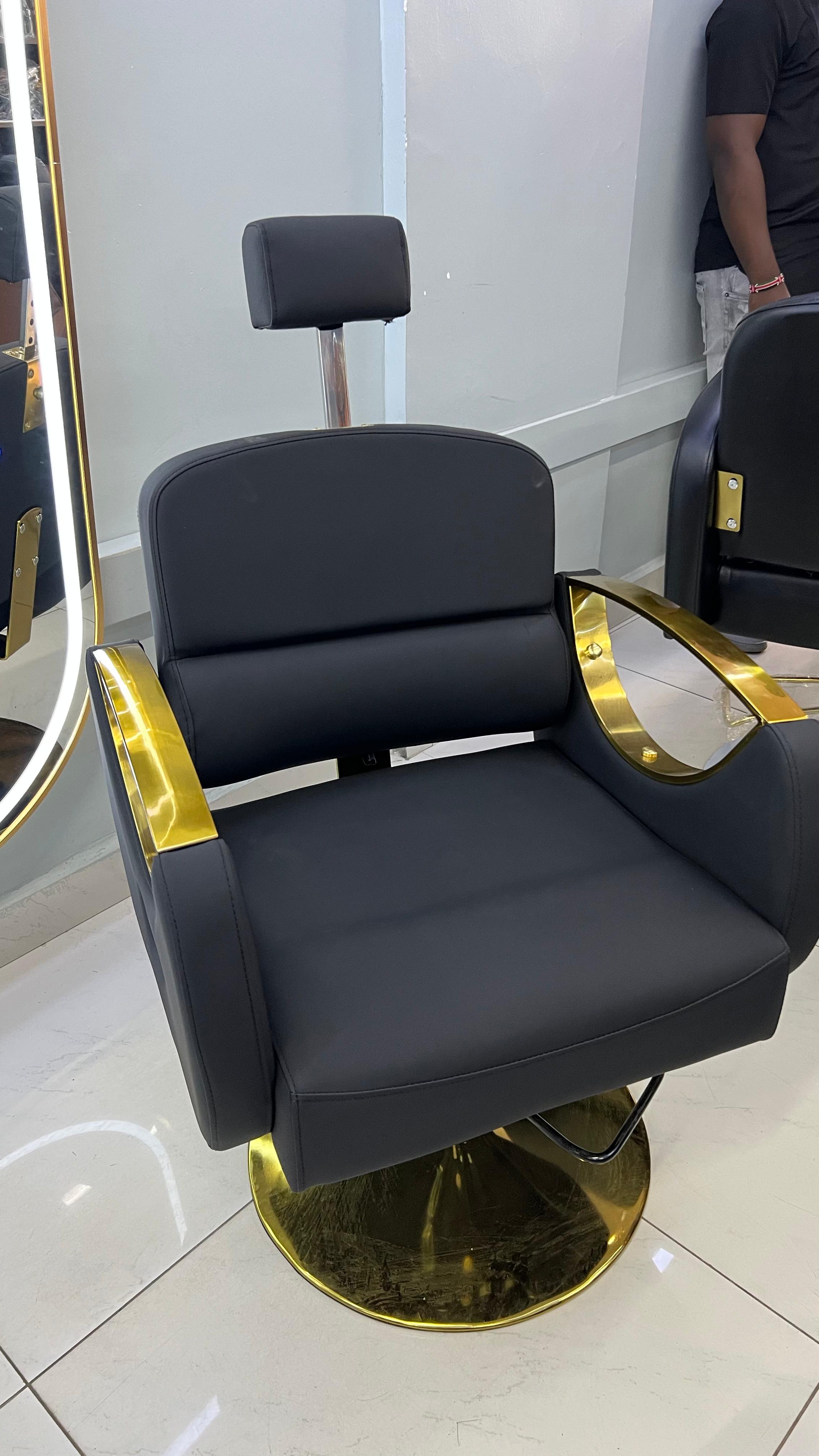 Styling Chair 935B - Reclining, Gold