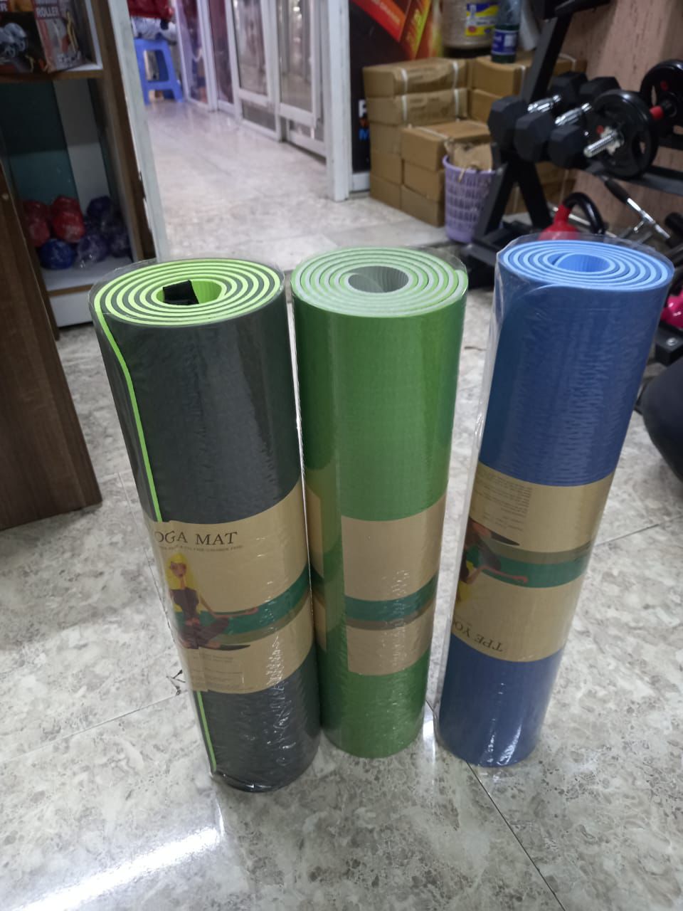 Yoga Mat Standard 2m x 0.5m – Non-Slip, Cushioned, Multi-Color Fitness Mat.