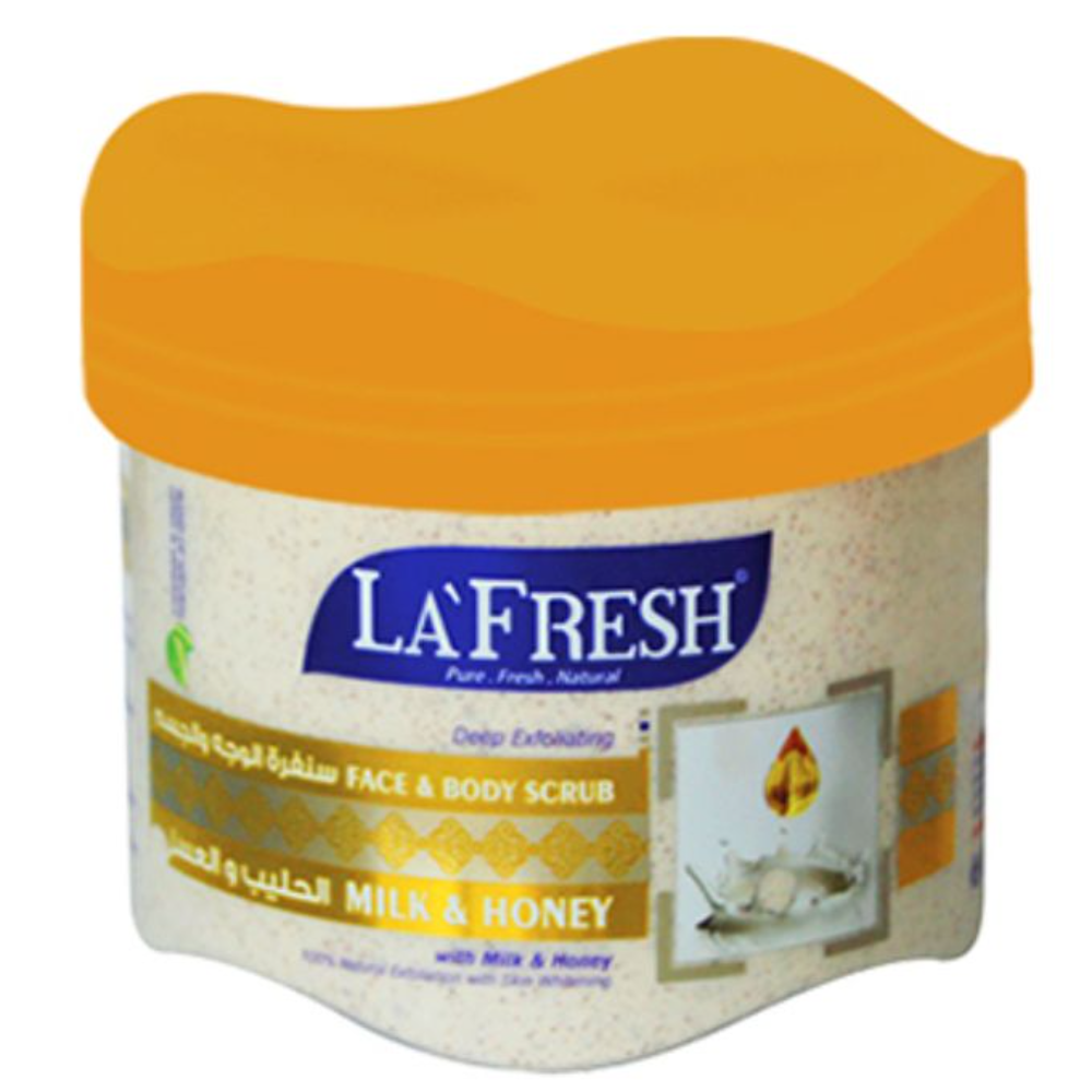 Copy of Lafresh Milk and Honey  600 ml Face scrub