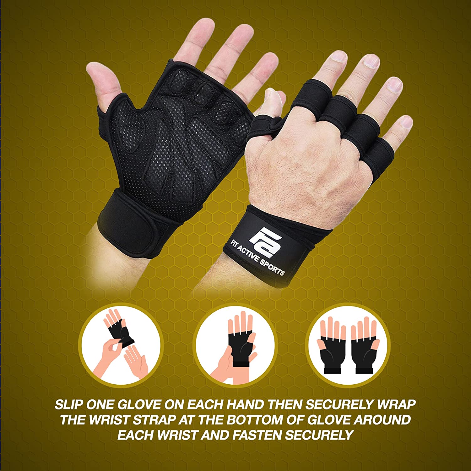 Ventilated Weight lifting Gloves