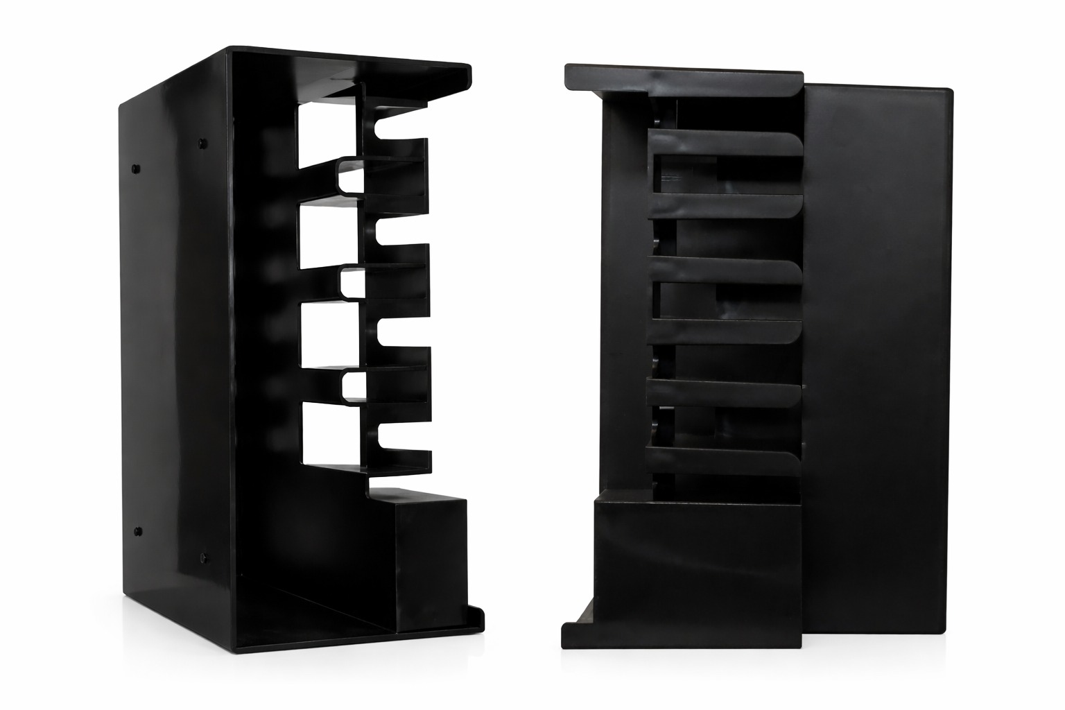 Multiple Plastic Barber Machine Holder – Organizer for Clippers, Trimmers & Grooming Tools, Black, Durable & Stable.