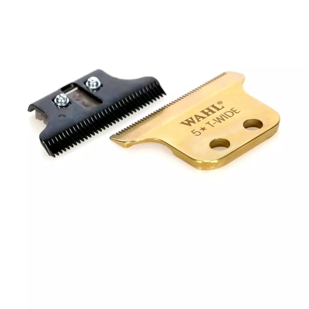 Spare Wahl Detailer Gold T-Wide Blade Set – Precision Replacement for Trimmers, Beard Shaping & Detailing..