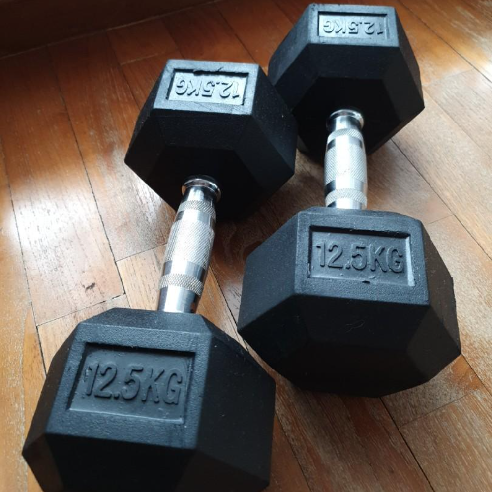 12.5KG Hexagonal Dumbbells