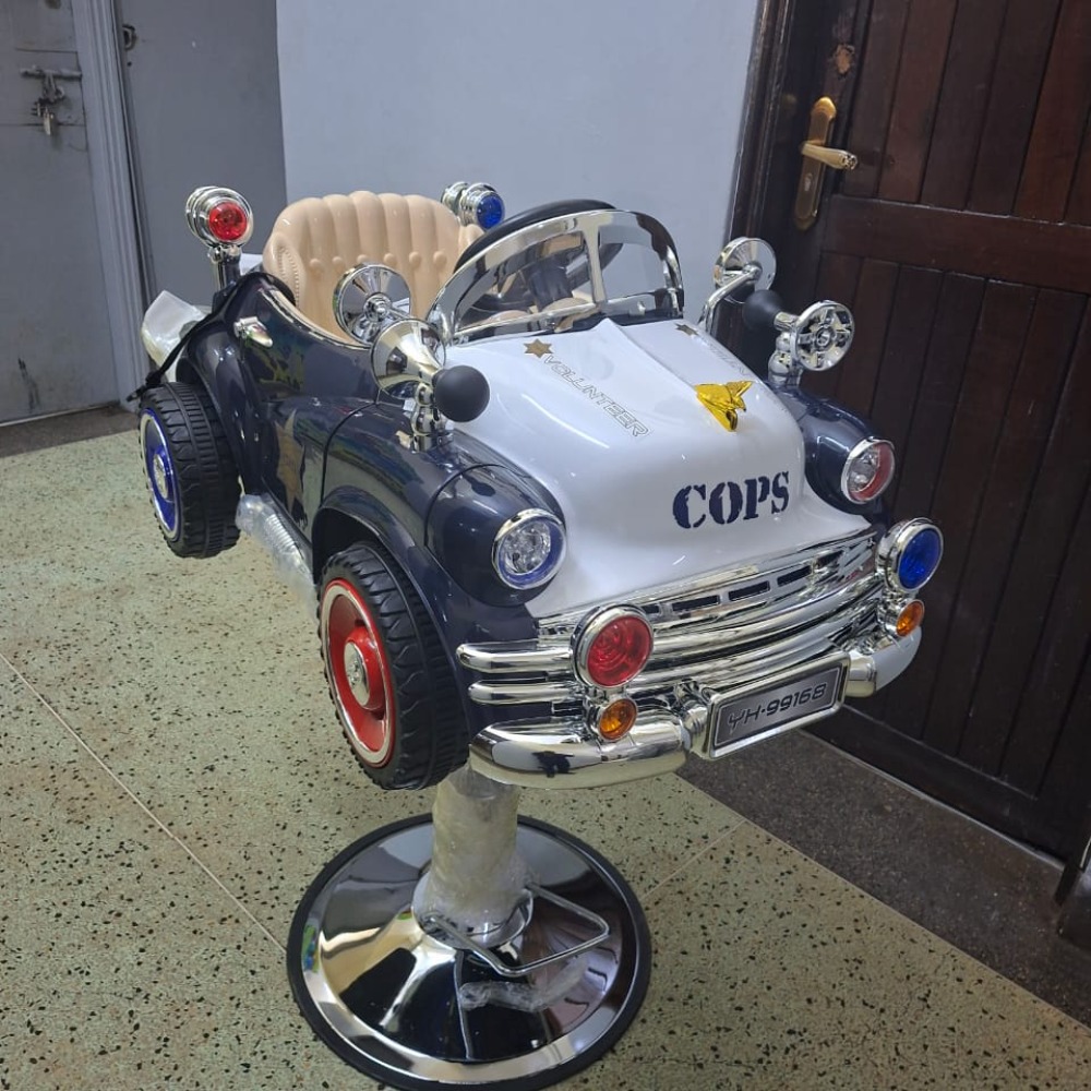 Cops Car Barber Chair Big boys.