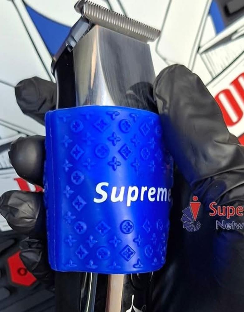 Silicone clipper sleeve for grip and protection.