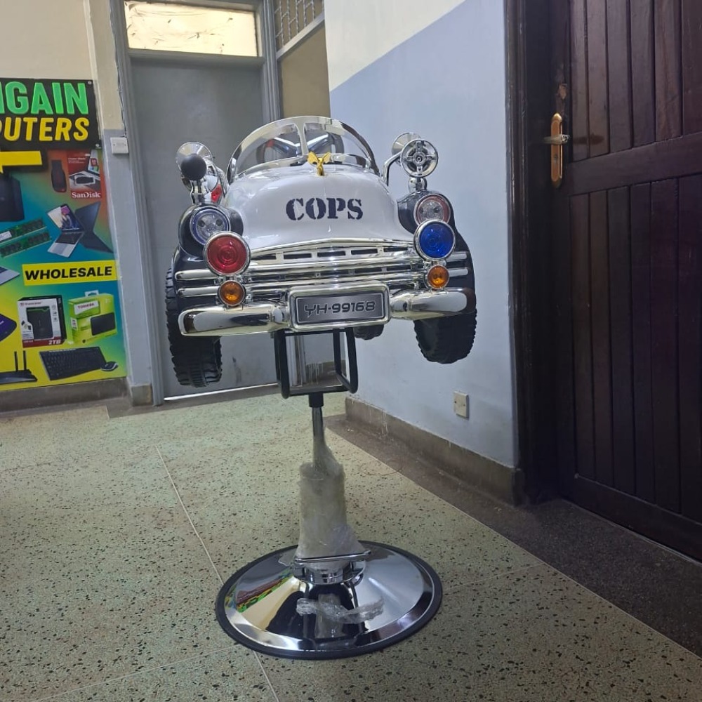 Cops Car Barber Chair Big boys