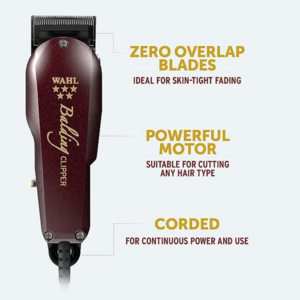 Original Wahl Professional 5-Star Balding Clipper #8110 – Great for Barbers and Stylists – Cuts Surgically Close for Full Head Balding