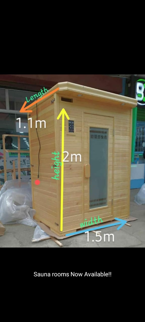 1.5 Metres Steam Sauna and Shower Cubicle – Luxury Home & Spa Wellness Unit.