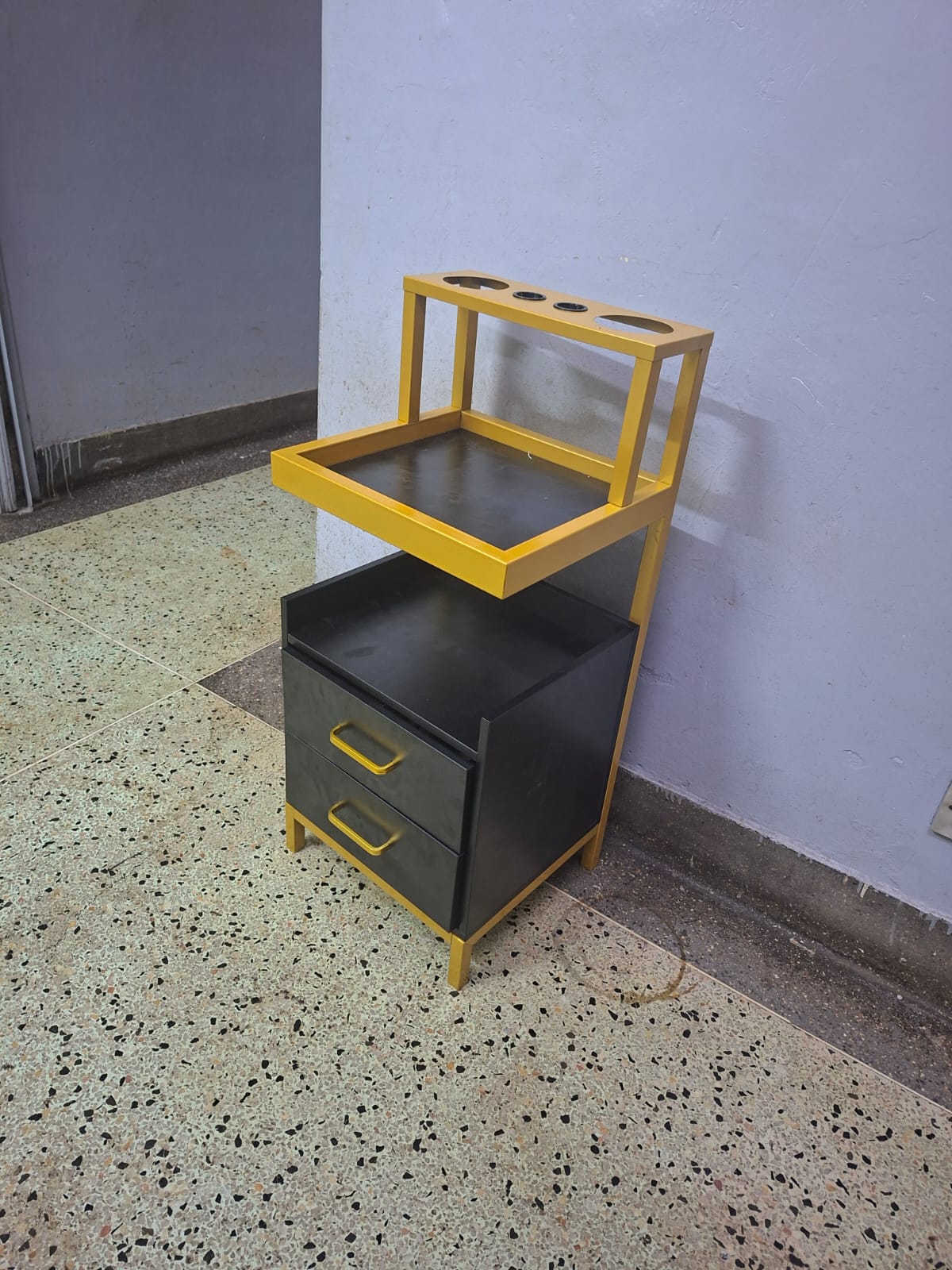 TR034 - Double Drawer Gold ProGlide utility trolley