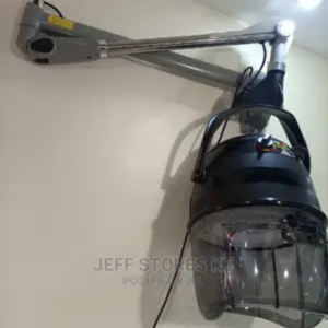 Equator 3000 Wall Mounted Hair Dryer with adjustable arm, 1250W motor, and ergonomic design for salons and spas.