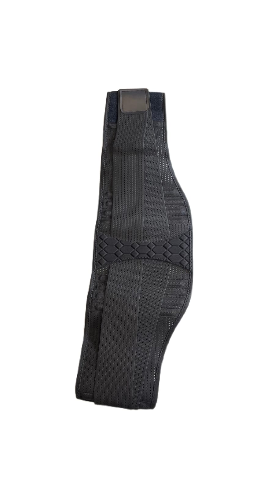 Slim-fit female weight lifting belt in black for gym support