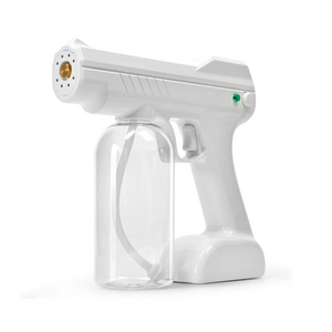 Portable Nano Atomizer Spray Gun with Blue Light,Alcohol Spray Gun,Atomizer Electric Spray Bottle Gun,Atomizer Sprayer,Cordless Fogger,Nano Mist Sprayer Gun for Car,Home,Garden