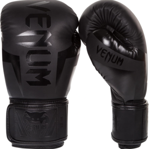 PU leather boxing gloves with adjustable wrist strap for training