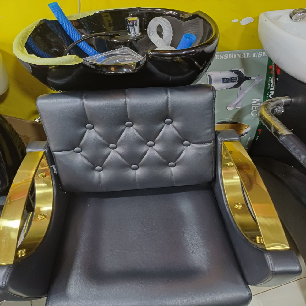 Dennis sink Gold shampoo unit
